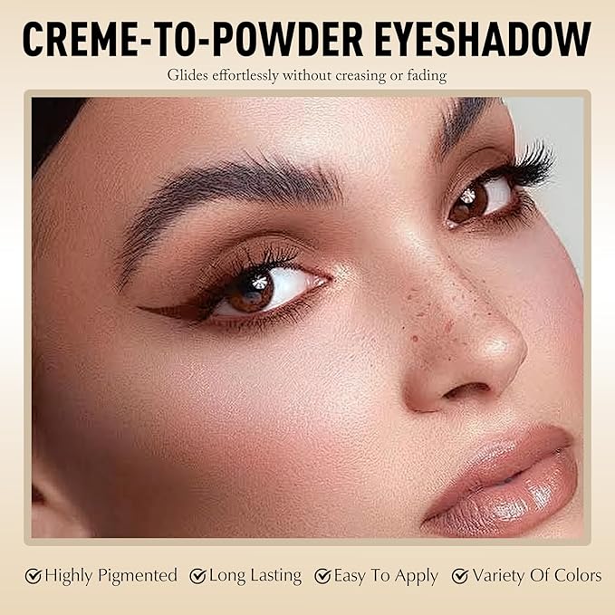Reddish Brown Matte Eyeshadow Stick - Cream Neutral Eyes Shadow Pencil Buildable Brightener Crayon Eyeliner Highlighter Makeup, Lightweight Waterproof & Smudge Proof for Easy Quick Application