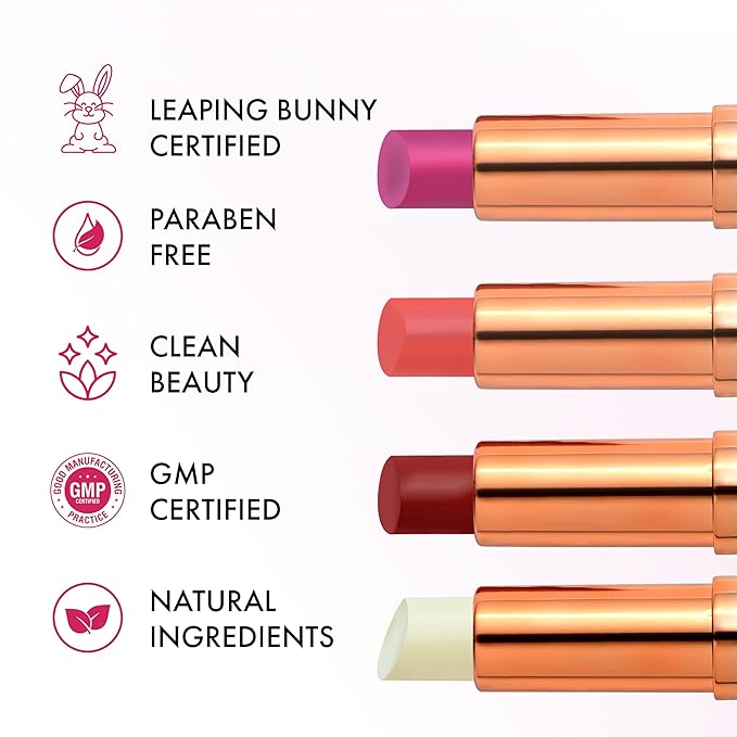 Tinted Lip Balm – Hydrating Lip Tint with Cold-Pressed Oils, 10% Squalane & Ceramides – Natural Color, Moisturizing Lip Butter for Soft Lips – Clean, Non-Toxic Lip Care for Women – 001 WN