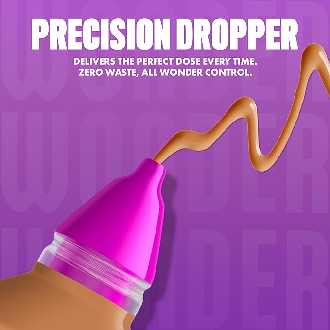 NYX PROFESSIONAL MAKEUP Make 'Em Wonder Liquid Foundation, 24HR Foundation Makeup With A Soft Matte Finish, Buildable Full Coverage - 23 Golden Caramel