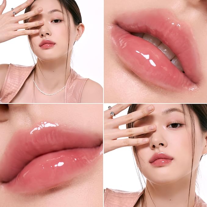 rom&nd GLASTING COLOR GLOSS 04 GRAPY WAY - K-Beauty Plumping Lip Gloss for Glassy Shine, Non-Sticky Hydration & Long-Lasting Vibrant Color | Universal Flattering Shade for All Skin Tones