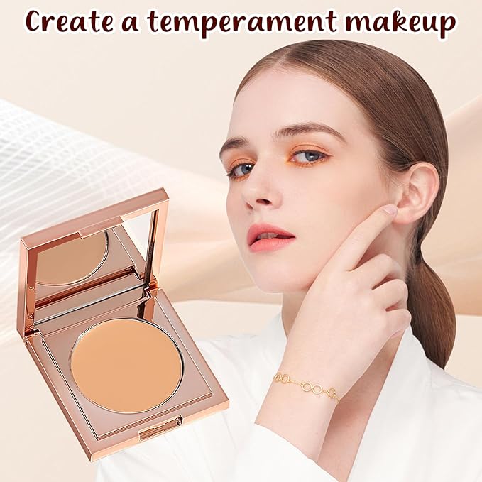Colored Clay Undereye Concealer, Circles Color Corrector with Brush, Natural (01)