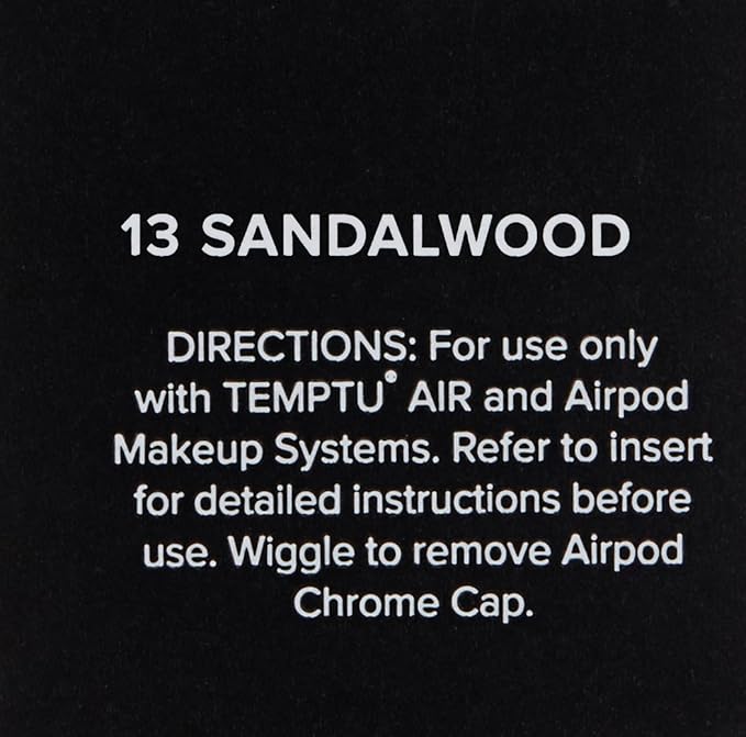 TEMPTU Perfect Canvas Airbrush Foundation Airpod: Anti-Aging Long-Wear Makeup, Buildable Coverage Semi-Matte, Natural Finish