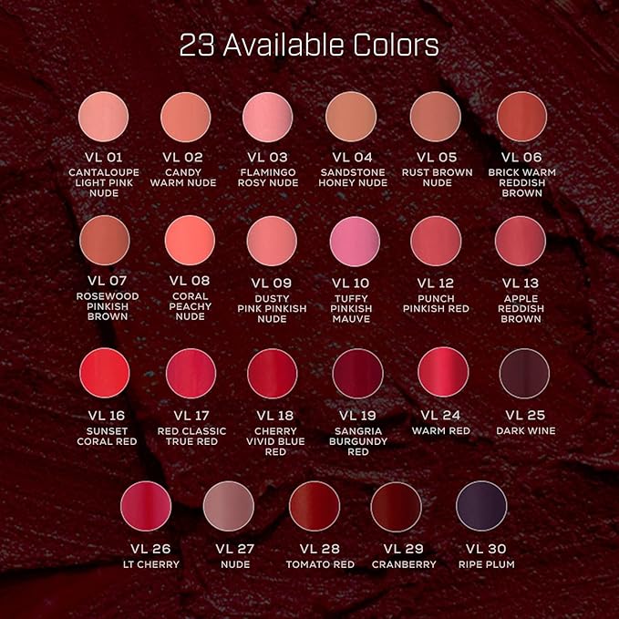Radiant Professional Advanced Care Lipstick - Ultra Nourishing, Moisturizing Long Lasting Matte Lipstick With Vitamin E- UVA UVB Filters - VELVET (27 Nude)