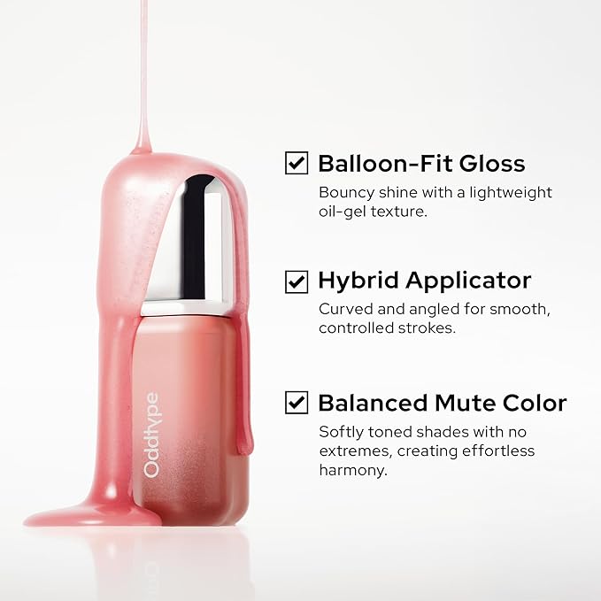 Unseen Balloon Tint, 9 Colors for All Skin Types. Buildable Color, Long Lasting Glossy Lip Stains, Lightweight Lip Gloss Make up, Holiday Stocking Stuffer (187 All hours, 0.11 oz)
