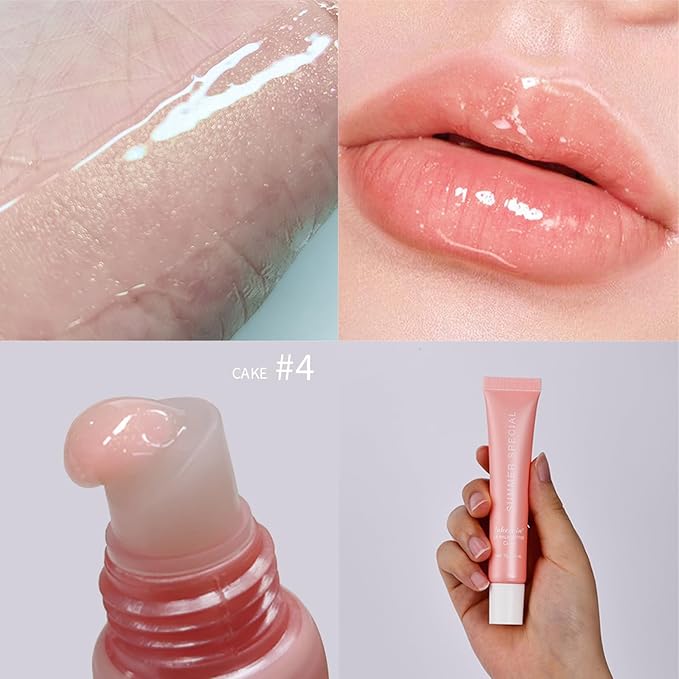 4 PCS Summer Special Lip Butter Balm - Ultra-Hydrating, Nourishing Lip Care with Natural Ingredients, Shea Butter & Olive Oil, Soothes & Softens Dry Lips (4PCS, 0.5 Fl Oz (Pack of 4))