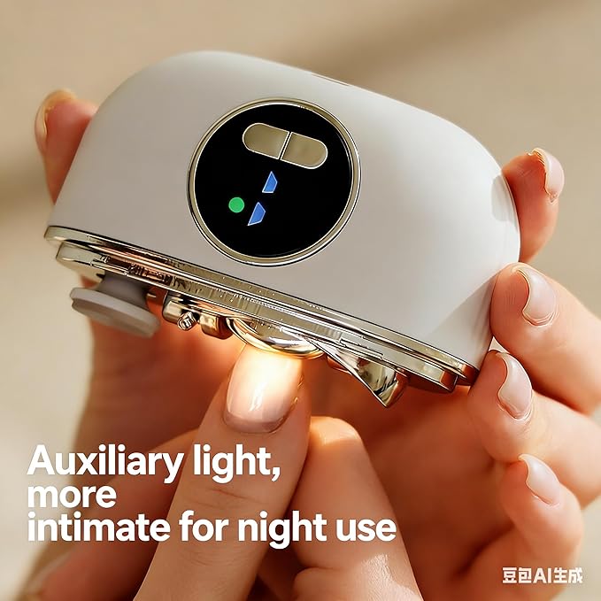 This New 2026 Electric Nail Clipper Features a Dual-Blade Design, a Large Display Screen, and Three Adjustable Speed Settings Suitable for Infants, Women, Men, Seniors, and Nails of All thicknesses