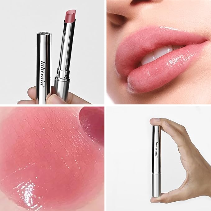 Honey Lipstick Tinted Lip balm, Hydrating Nourishing Sheer Formula Lipstick, Natural Glossy Finish (1 PC PINK)