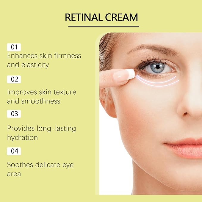 Soelegant Retinal Shot Tightening Booster for Firming Face & Eye Area, Dual Pack 15g Each, Wrinkle & Fine Line Care, Deep Hydration Cream with Retinaldehyde & Glycerin, Lightweight Non-Greasy Texture