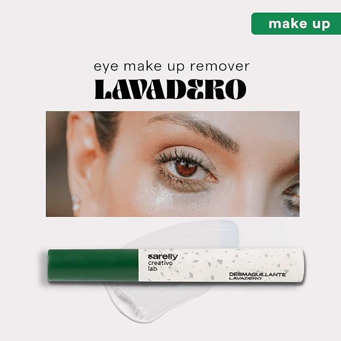 SARELLY, Lavadero Eye Makeup Remover, Ideal for Waterproof Mascara, Makeup, 8 g, Sarelly Creative Lab