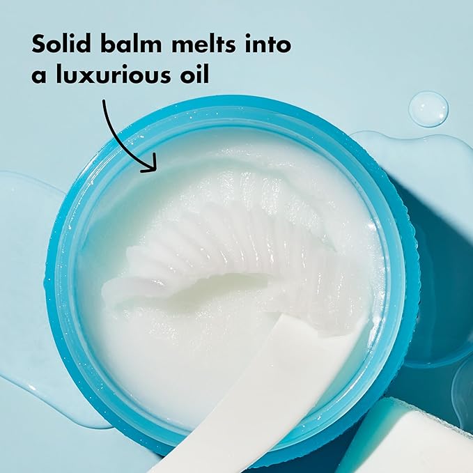 e.l.f. SKIN Mini Holy Hydration! Makeup Melting Cleansing Balm, Face Cleanser & Makeup Remover, Infused with Hyaluronic Acid to Hydrate Skin, 0.45 Oz (Pack of 2)