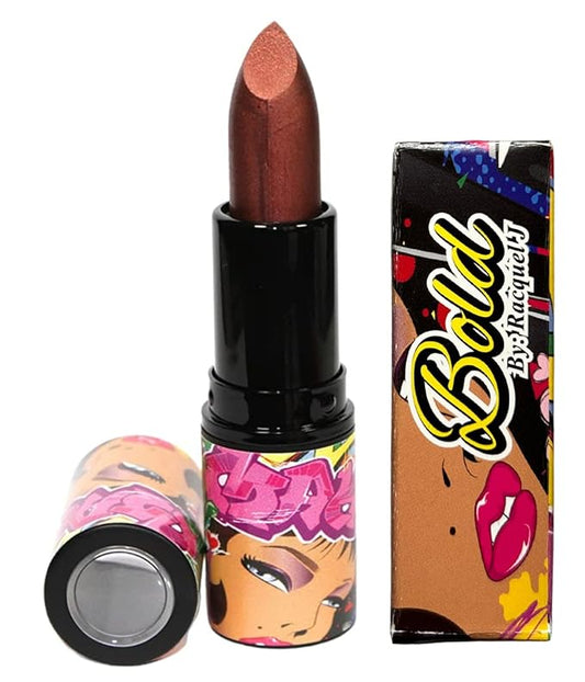 Copper Penny Bronzey Brown Lipstick – Creamy Satin Finish, Full-Coverage Color, Long-Lasting & Hydrating, Cruelty-Free | 0.14 oz