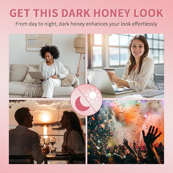 2Pcs Black & Pink Honey Lipstick Tinted Lip Balm – Moisturizing Sheer Lip with Natural Shine, Hydrating & Lightweight Lip Tint, Long-Lasting Dark Cherry Tinted Balm Lip Stain (Black & Pink, 2)