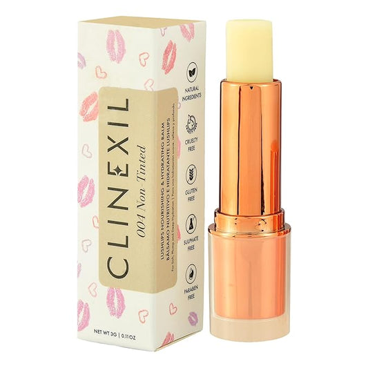 Lip Balm – Hydrating Balm with Cold-Pressed Oils, 10% Squalane, Vitamin E & Ceramides – Natural Skincare, Moisturizing Lip Butter for Soft Lips – Clean, Non-Toxic Lip Care for Women – 004 NT