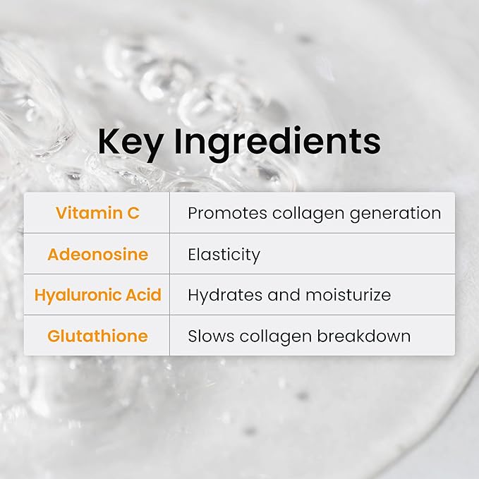 CU Dr. Solution Niacinamide 20% Vitamin C Ampoule – CUSKIN Korean Skin Care with Niacinamide, Glutathione, Hyaluronic Acid, Adenosine, Panthenol for Skin Elasticity and Moisturizing, 30g (1.01 Fl. Oz)