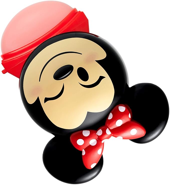 Lip Smacker Disney Minnie Mouse Emoji Lip Balm, Strawberry Lemonade Flavored, Clear, For Kids (Pack of 2)