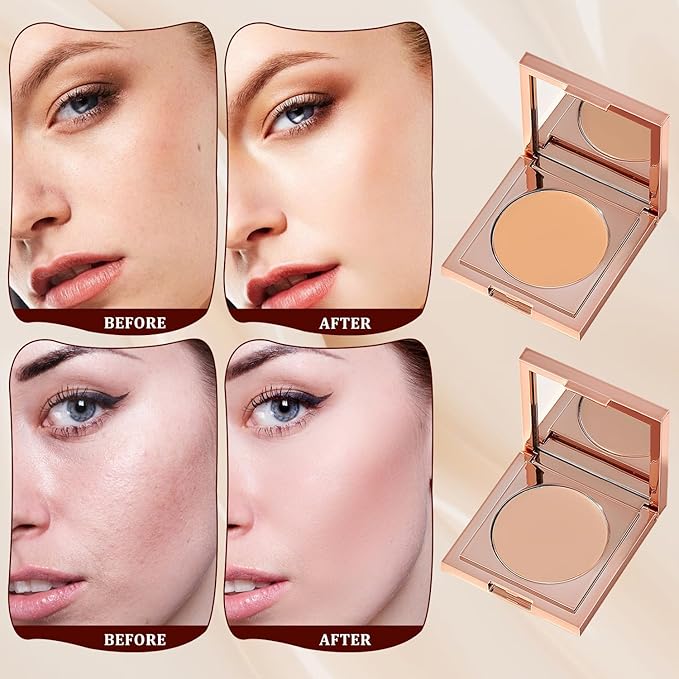 Colored Clay Undereye Concealer, Circles Color Corrector with Brush, Natural (01)
