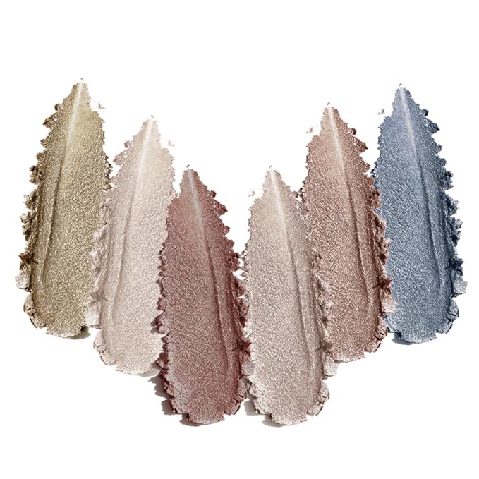 4 Color Eyeshadow Palette, Matte and Shimmer Powder Makeup, Highly Pigmented Blendable Shadows, Long-Lasting Waterproof, Natural Nude Brown Pink Shades (1#, 1 Count (Pack of 1))