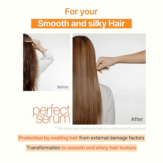 Mise En Scene Perfect Serum Treatment | Korean Hair Mask for Hair Coating Effect, Treatment at Home Care, Wash off Nutritient conditioner, 11.15 Fl. Oz.(330ml)