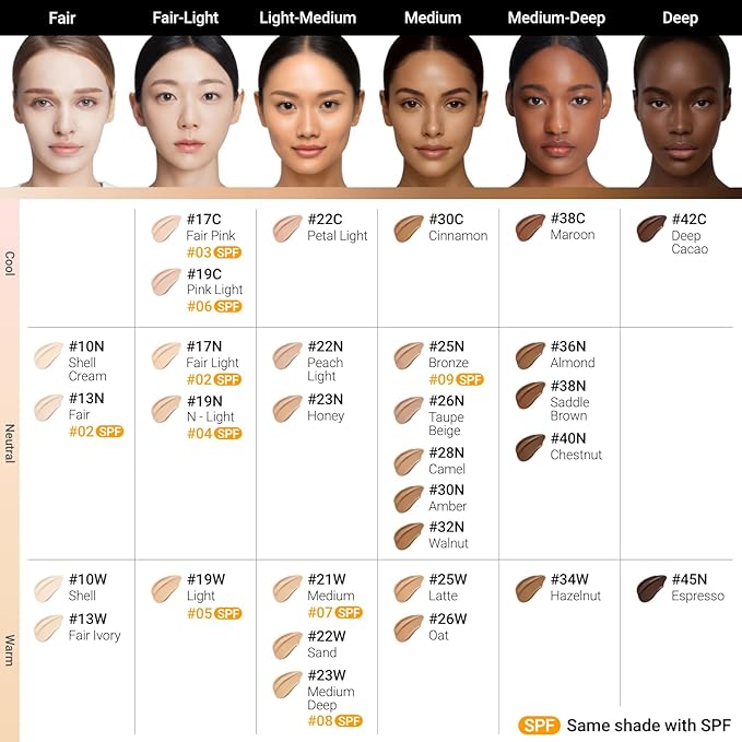 JUNG SAEM MOOL Essential Skin Nuder Cushion 23N Honey 0.49 Fl Oz, No Refill, Natural Radiant Finish Cushion Foundation with Buildable Coverage, Lightweight Texture, Korean Foundation Makeup