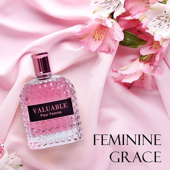A CENTER Valuable Paris Perfume for Women, Floral Notes Eau de Parfum Spray Casual Daily Womene Cologne 3.4 Fluid Ounce/100Ml Long Lasting Fragrance Daytime & Casual Use, for all Skin Types