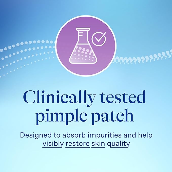 Differin Power Patches for White Head Pimples, Hydrocolloid Patches formulated with Zinc Hyaluronate and Niacinamide, 4-in-1 Hydrotech™ Formula, Helps Absorb Impurities and Restore Skin, 23 ct