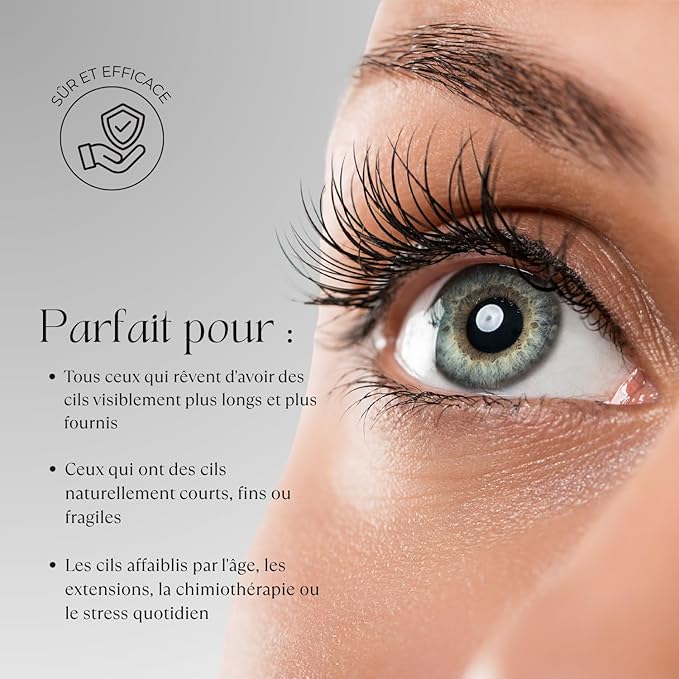 Eyelash Serum – Lash Enhancing & Conditioning Formula with Botanical Ingredients for the Appearance of Fuller, Shinier & Healthier-Looking Lashes – Nourishing Lash Care, 3ml