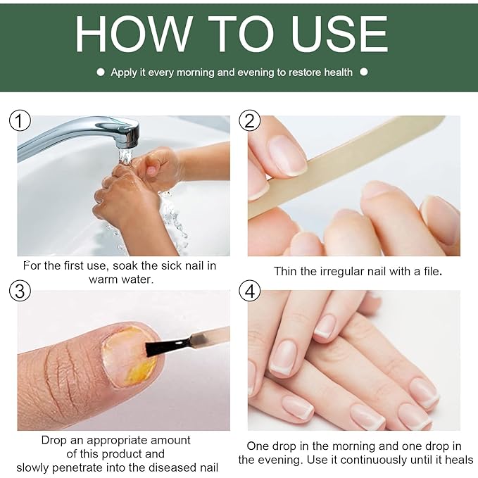 Cure nail Fungus Treatment Extra Strength,Gray Nail Liquid External Use Health Care Hand and Foot Thickening Brightening Gray Nail Foot Care Liquid，30ml/pcs