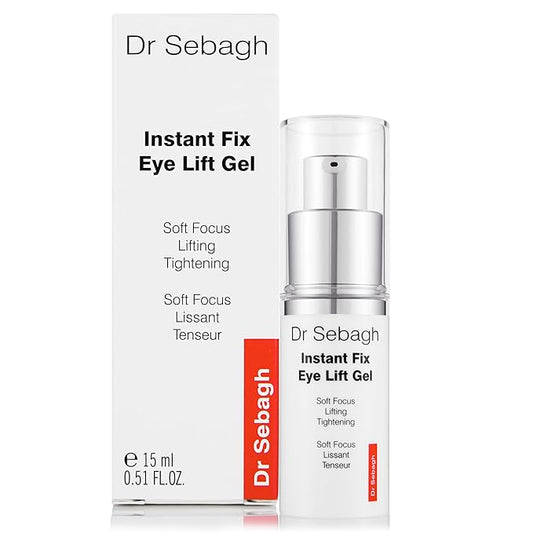 Dr Sebagh Instant Fix Eye Lift Gel (0.51 fl oz) - Fast-Absorbing Under Eye Moisturizer & Eyecream for Dark Circle - Hollow Eyes Treatment & Under Eye Plumper - Instant Tightening Eye Cream