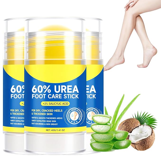 Hydrating and Anti-Cracking Foot Cream, 2025 Moisturising and Relieves Cracking and Dryness Foot Cream, Hand and Foot Repair Cream for Women & Men Callused, Feet, Knee, Elbow, Hand (BU-3PCS, #01)