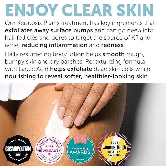 KP Bump Eraser Body Scrub with 10% AHA | Keratosis Pilaris Treatment | Bump Eraser Body Scrub | Ingrown Hair Treatment | Clears Strawberry Legs | Soothes Redness, Dryness & Flaky Skin