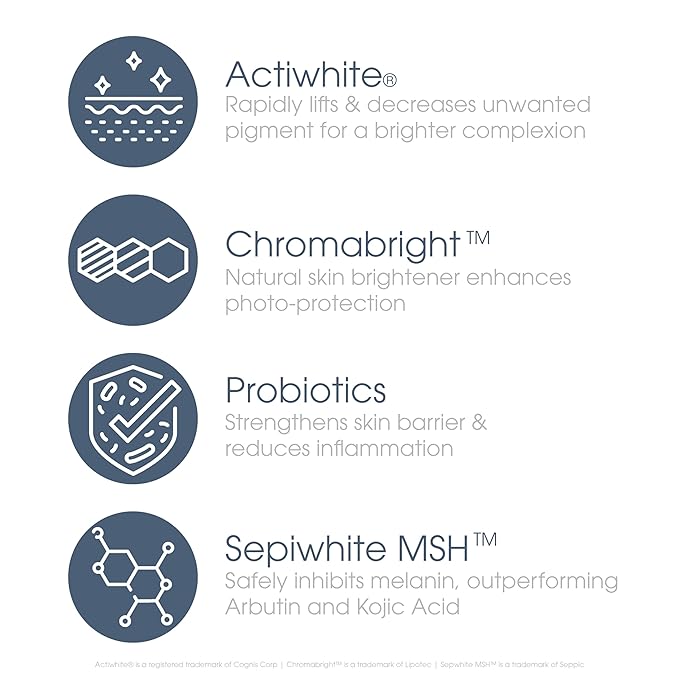 Glowbiotics Probiotic Multi-Brightening Cream - Dark Spot Corrector & Anti-Aging Face Moisturizer - 1.7 oz - Vitamin C & Peptides for Dry, Hormonal Skin