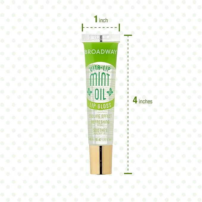 Ruby Kisses Broadway Vita-Lip Tinted & Clear Lip Gloss (10 Pack) Ultra-Hydrating & Soothing Formula, High-Shine Non-Sticky Lip Balm with Mint, Rosehip, Coconut, Mango, Argan, Vitamin E, Honey, Shea