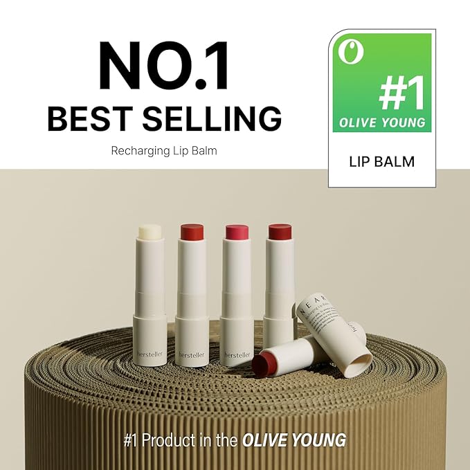 hersteller Nearby Recharging Lip Balm Vegan Butter Complex Intensive Moisturizing Treatment for Dry Lips and Cheek Natural Healthy (Plain)