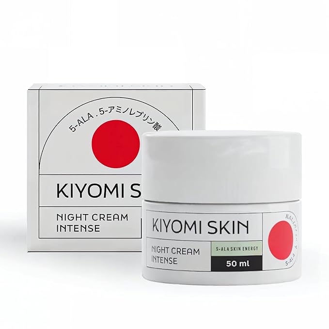 Night Cream Intense - Overnight Face Cream with 5-ALA, Resveratrol, Ceramides, Peptides - Anti-Aging Facial Moisturizer for Fine Lines, Wrinkles, Skin Barrier - German Made - 1.7 Fl Oz