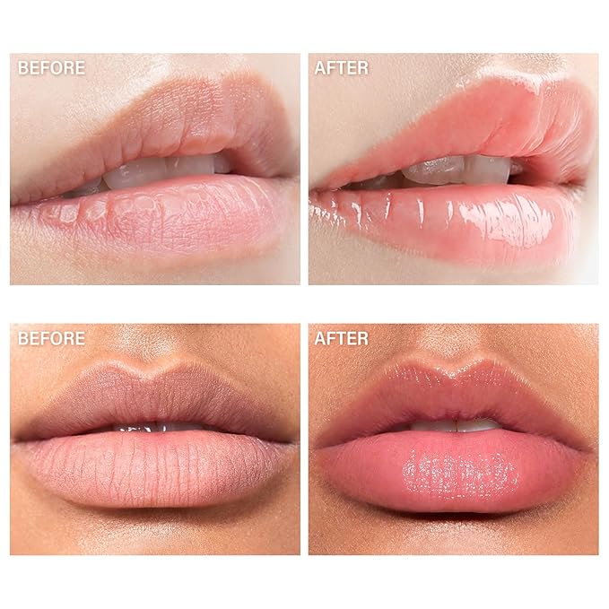 Boobeen Lip Balm Stick, Hydrating Lip Balm Cream for Dry Cracked Lips, Moisturizing Colorless Lipstick for Lip Care Soothing and Fade lip lines, 6 Pack