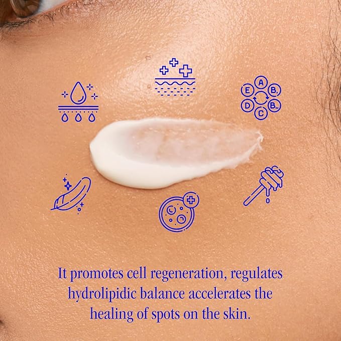 ADA HERBS Night Cream with Argan Oil & Honey - Anti-Aging Overnight Face Moisturizer for Dry Sensitive Skin - Organic Repair Cream with Shea Butter & Aloe Vera - Scar Care - 95% Natural (1.7 oz)