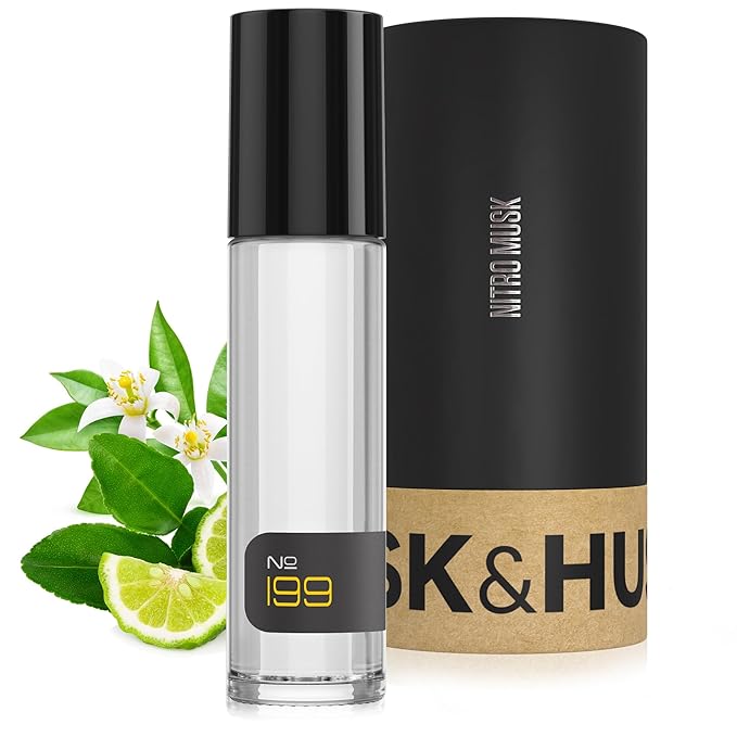 Musk & Hustle Neroli Sauvage Premium Impression No. 199 | Men's Cologne | Citrus, Fresh Spicy, & Aromatic | Superior Ingredients & Note Formula | Masterfully Blended in U.S.A.