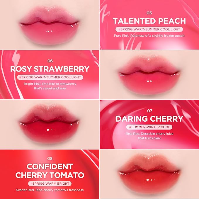 lilybyred Bloody Liar Coating Tint | Korean Glossy Lip Stain, Vivid & Juicy Color, Syrupy Shine, Moisturizing, Long-Lasting & Smudge-Proof, Non-Sticky, Lightweight, 0.14 oz. (04 Shy Peach)