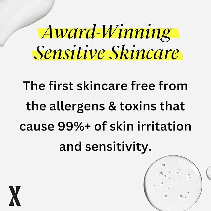 Untoxicated Moisturizing Lotion - Daily Face Moisturizer & Body Lotion for Sensitive Skin - Ceramides & Hyaluronic Acid - No Common Irritants - Non-Comedogenic - Oil-Free - Fragrance Free - 10 Ounce