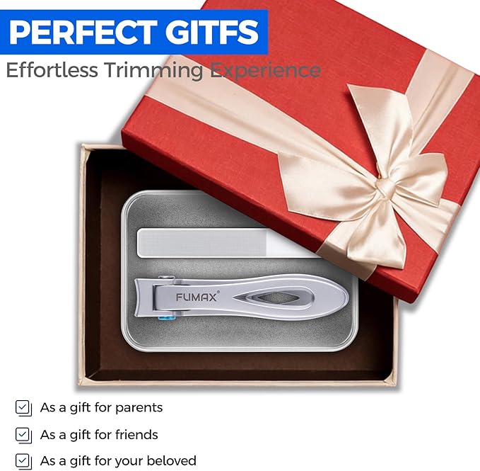 Toenail Clippers for Seniors Thick Toenails, Heavy Duty Nail Clippers for Men with Wide Jaw Opening, Large Toe Nail Clippers for Thick Nails with Long Handle, Sharp Nail Cutter Gifts for Men Women