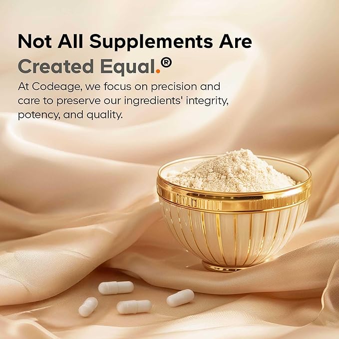 Codeage Teen Clearface Adolescent Face, Skin & Pimples, Vitamins A, C, D3, E, Pantothenic Acid, Niacin, Zinc Supplement Teenagers, Probiotics, L-Lysine, Omega-3, Oily Skin, Pores, Spots - 60 Capsules