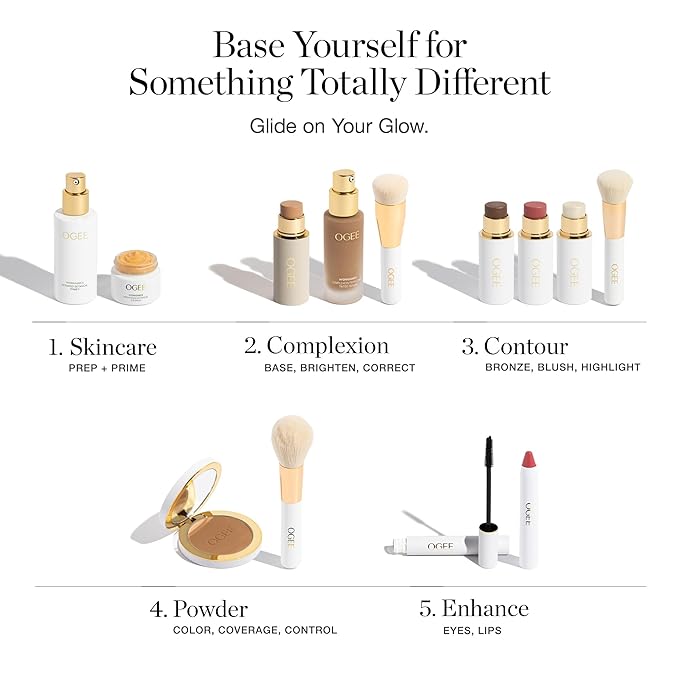 Ogee Complexion Perfecting Liquid Foundation - Lightweight Tinted Moisturizer For Face (Willow 3.00C - Medium Light, Peach-Beige Undertones) - with Vitamin C & Jojoba Oil - Certified Organic