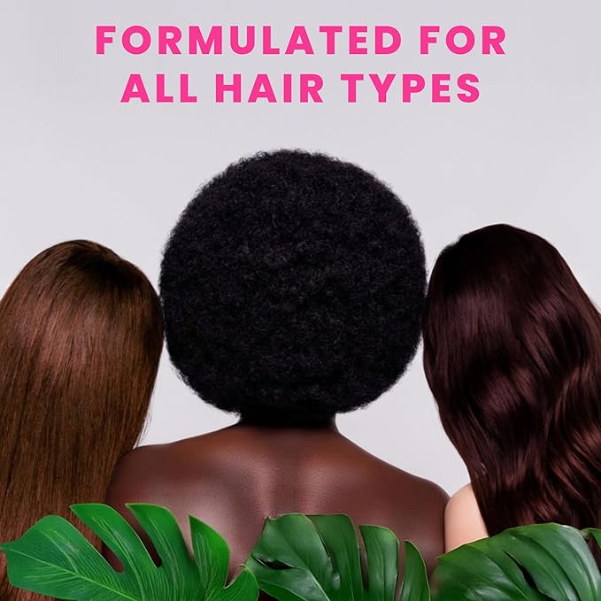 Pure Bali Hair Serum - no Rinse with Argan Macadamia & Avocado Oils - Vitamins A, E, Pro B5 - Conditioner for Women & Men - Travel-Size