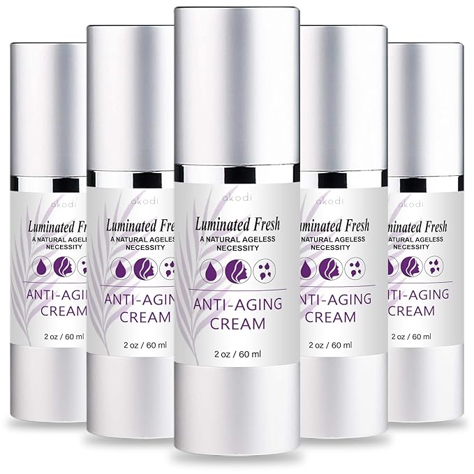 Luminated Fresh - Luminated Fresh Anti-aging Serum - LuminatedFresh Ageless Moisturizing Cream - 5 pack/10 oz