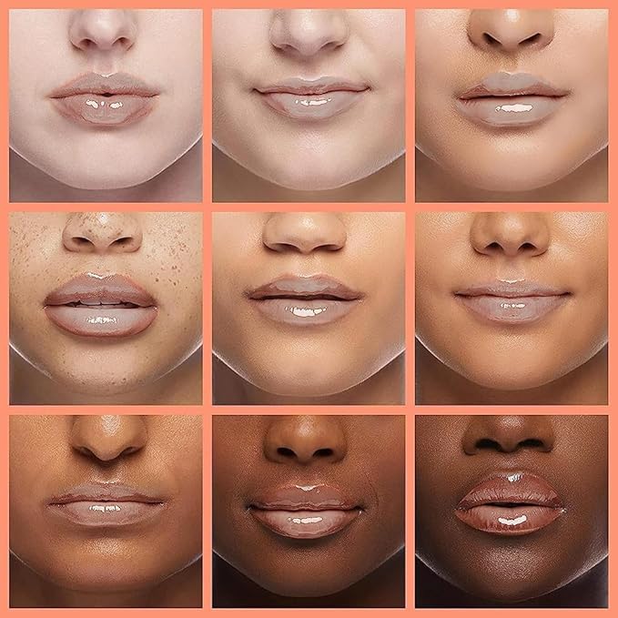 GECOMO Hydrating Lip Glow Oil, Moisturizing Lip Glow Oil, Nourishing Glossy Transparent Lip Oil, Plumping Lip Oil, Lip Balm, Non-sticky Tinted Toot Lip Balm for Lip Care (ALOE) 0.2 OZ