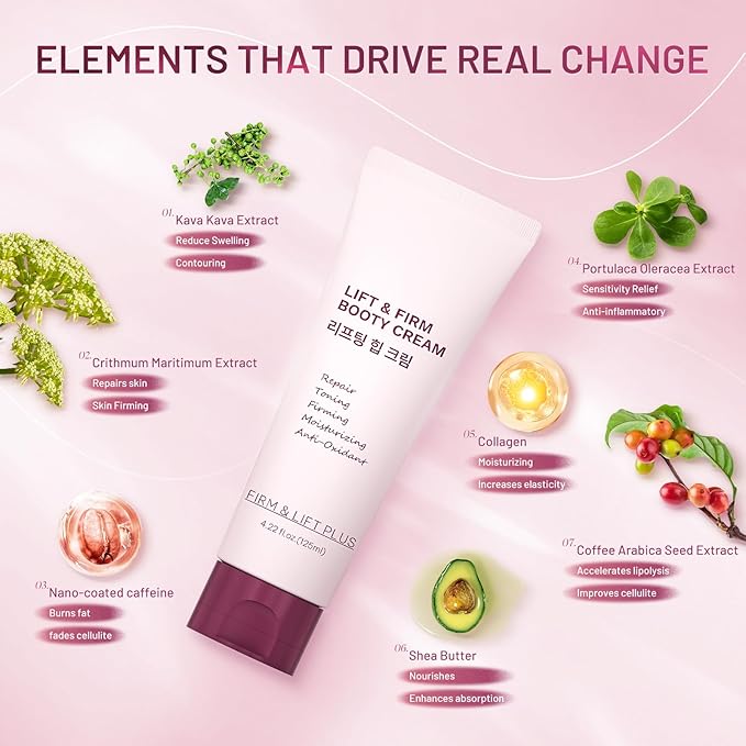 B TIGHT Cellulite Cream – Firming Body Cream for Smoothing, Tightening & Lifting Booty & Arms, Reduces Cellulite Appearance Korean Skincare 4.23 Fl Oz