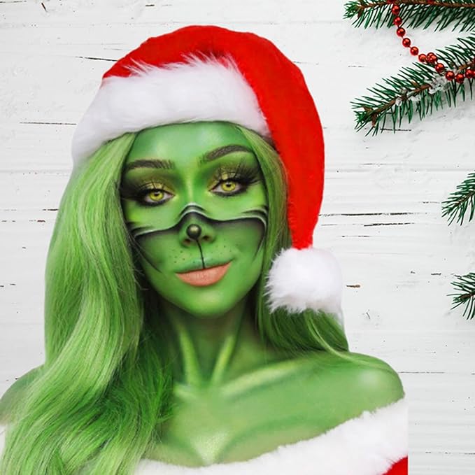 Mysense Light Green Face Body Paint,Water Based Washable Cream Body Paint for Adults and Children Halloween Elphaba Witch Gamora Costume Christmas Makeup,St Patricks Day Outfit Accessories,0.6oz