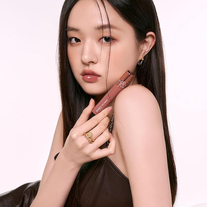 rom&nd GLASTING COLOR GLOSS 04 GRAPY WAY - K-Beauty Plumping Lip Gloss for Glassy Shine, Non-Sticky Hydration & Long-Lasting Vibrant Color | Universal Flattering Shade for All Skin Tones