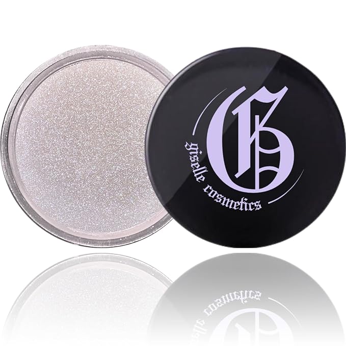 White Sapphire Loose Mineral Eyeshadow - Organic, Talc-Free, Sparkly Eyeshadow Palette, Iridescent Shimmer, Cream & Metallic Options, Pink Glitter, Make Up Eye Shadow
