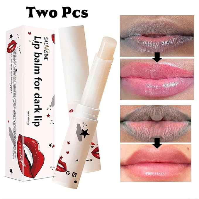 Lip Balm for Dark Lips, Moisturizing Repair Stick, 0.17 Oz, Pack of 2